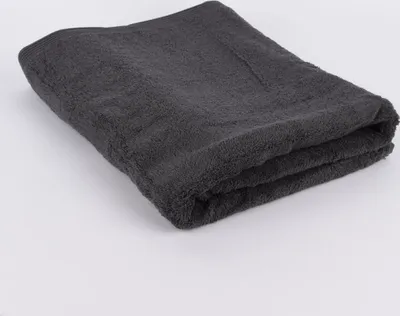 Produktbild von Premium-Frottee Handtuch 100% Baumwolle 580g/qm dunkelgrau Größe  Saunatuch 100 x 150 cm
