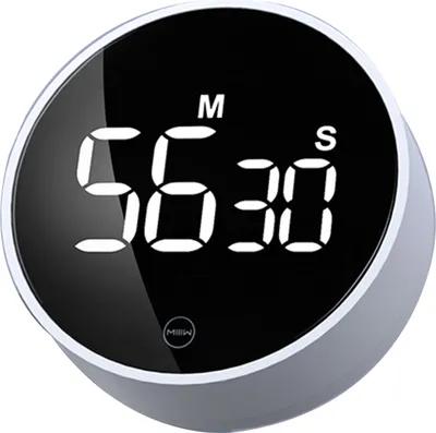 Produktbild von MIIIW S02 Digitaler Kuechentimer, LED-Anzeige, magnetischer Countdown-Countup-Timer fuer das Kochen im Klassenzimmer, uebungen, rotierende visuelle Timer fuer Kinder, Senioren