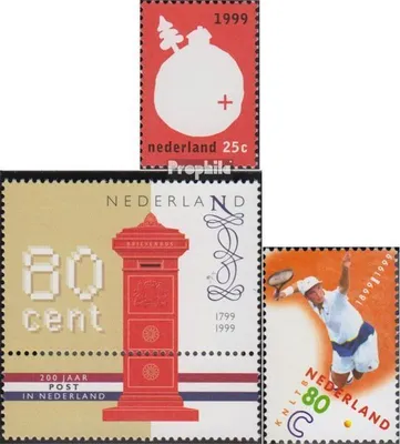 Produktbild von Briefmarken Niederlande 1999 Mi 1703,1705Zf,1708 (kompl.Ausg.) postfrisch Freimarke