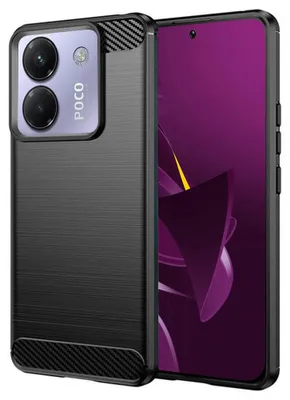 Obrázek produktu pro Techsuit – silikonové pouzdro Carbon pro Xiaomi Poco M7 Pro 5G – černé