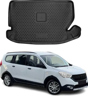 Immagine prodotto di Tappetino per bagagliaio per Dacia Lodgy Stepway 2017-2024 7 posti in gomma