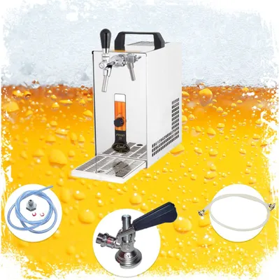 Produktbild von Kompletná sada - výčapné zariadenie, vycap na pivo, chladenie piva, PYGMY 20/K , s membránovým čerpadlom, 1 stupňový, suché chladenie, nerezovej ocele, 25 litrov/h, Green Line, KEG:bez