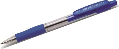 Produktbild von Pilot Super Grip, Clip, Clip-on-Einziehkugelschreiber, Nachfüllbar, Blau, 12 Stück(e), Fein