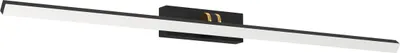 Produktbild von VERDELLO Wand-/Deckenleuchte Lampe Beleuchtung - L60 x B6 x H10,5cm - schwarz, messing - 5W inkl. - IP44