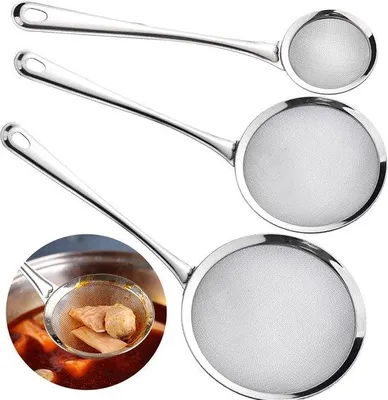 Produktbild von Famanu Küchensieb Edelstahl - 3-teiliges Set