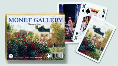 Produktbild von Piatnik - Doppelspiel "Monet - Maison de Monet" | 2 x 55 Spielkarten