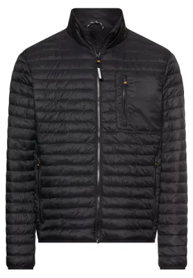 Productafbeelding van camel active heren waterafstotende gewatteerde jas, zwart, herenmodel, maat 6XL