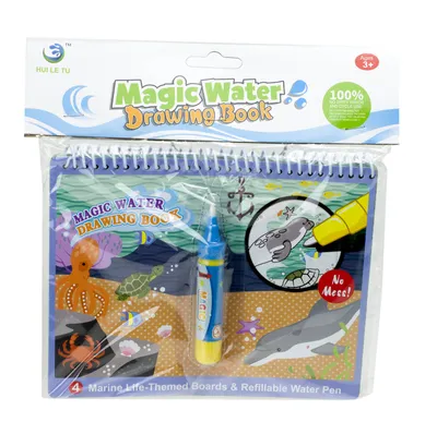 Immagine prodotto di Libro dell'acqua Aga con pennarello - Mondo sommerso