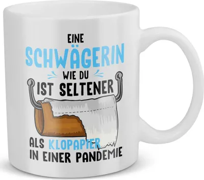 Produktbild von 22Feels Schwägerin Geschenk Hochzeit Frauen Tasse Weihnachten Geburtstag Haferl Kaffeetasse Geschenkidee