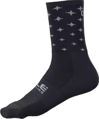 Produktbild von ALÉ Klassische Fahrradsocken - STARS - Blau/Weiß 40-43