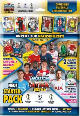 Immagine prodotto di Topps Champions League EXTRA 2021/22 - Carte collezionabili - 1 antipasto