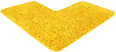 Produktbild von WohnDirect Eckbadematte Florenz Gelb