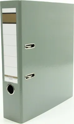Produktbild von 10x Livepac Caribic Glanz-Ordner / DIN A4 / 75mm breit / Farbe: grau