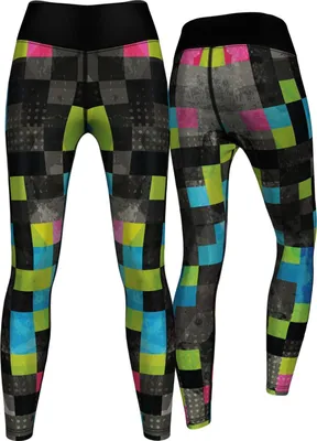 Produktbild von Neo Pixels Leggings sehr dehnbar Fitness Sport Yoga Gymnastik Training Tanzen Freizeit, Größe:S