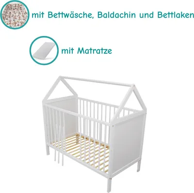 Immagine prodotto di Need Sleep culla multifunzionale Jan con materasso e biancheria da letto