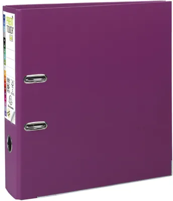 Produktbild von Ordner PREM'TOUCH aus PP mit 2 Ringen, Rücken 80mm, DIN A4 Überbreite Fuchsia