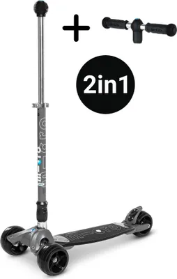 Produktbild von Mikro-Kickboard Monster 2in1 Grau