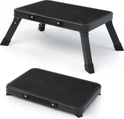 Produktbild von Famanu Klapptritt für Camping und Autowaschen - bis 150 kg - Schwarz