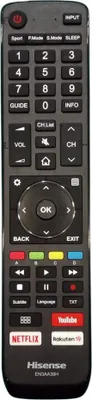 Produktbild von Originale Hisense TV Fernbedienung EN3AA39H