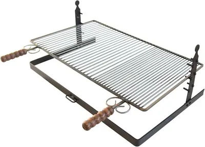 Imagen del producto de Silecomplaza BG82-75 Chianina – Rejilla con altura ajustable de 75 cm, parrilla, rejilla para barbacoa
