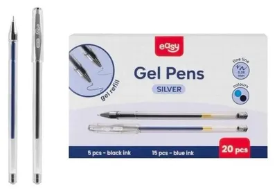 Zdjęcie produktu dla Długopis żelowy mix (20szt) EASY - Easy Stationery