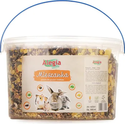 Zdjęcie produktu dla Alegia - mieszanka pokarm dla gryzoni i królików 3000ml Alegia