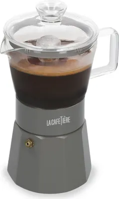 Produktbild von LA CAFETIERE, Verona Glas-Kaffeemaschine, Latte, 6 Tassen, im Geschenkkarton de