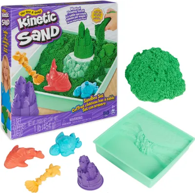 Immagine prodotto di Set sabbiera SPIN Kinetic Sand verde 6067479