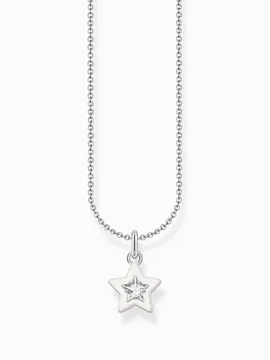 Produktbild von Thomas Sabo KE2235-041-14-L45V Damen-Halskette mit Stern-Anhänger Silber