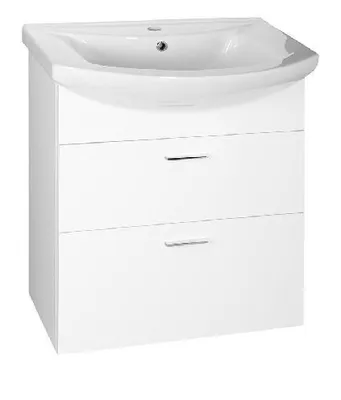 Immagine prodotto di Aqualine Zoja - Mobile lavabo 615x740x320 mm, bianco 51061A