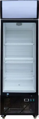 Zdjęcie produktu dla Lodówka na napoje z witryną - 270 litrów, na 4 kółkach, +2° do +8° C