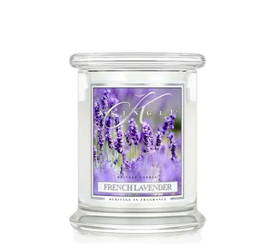 Productafbeelding van Kringle Candle, geurkaars in pot, medium formaat, geur: Franse lavendel