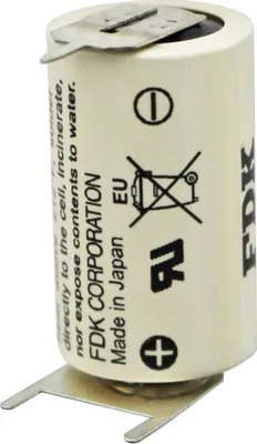 Produktbild von Sanyo Lithium Batterie CR14250 SE 1/2AA, IEC CR14250, 3er Print, Rastermaß ca. 10mm