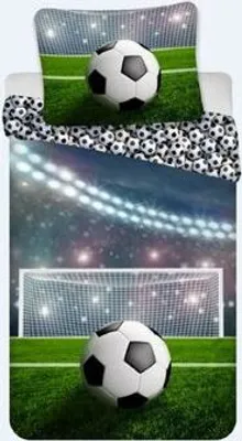 Produktbild von Ložní prádlo Football, povlak na polštář 80 x 80 cm a povlak na přikrývku 135 x 200 cm, 100 % bavlna