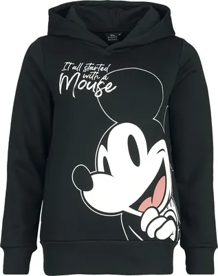 Produktbild von Mickey Mouse Kapuzenpullover Damen Mickey Mouse - It all started with a mouse schwarz L
