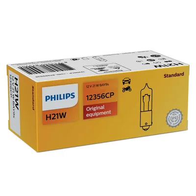 Produktbild von Philips H21W 12V 21W BAY9s Vision 1st.