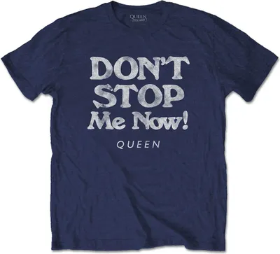 Produktbild von Queen Don't Stop Me Now Navy Blue L T-Shirt