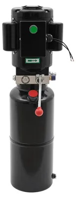 Zdjęcie produktu dla Agregat hydrauliczny – pompa hydrauliczna jednostronnego działania – 2,2 kW, 220V, 50Hz – zbiornik oleju 10 litrów – 2850 obr./min – do podnośników samochodowych – kolor czarny