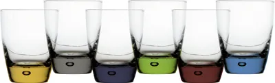Image de Verres à eau empilables Party Color Base, set de 6 pièces, incassables, colorés, Ecozen