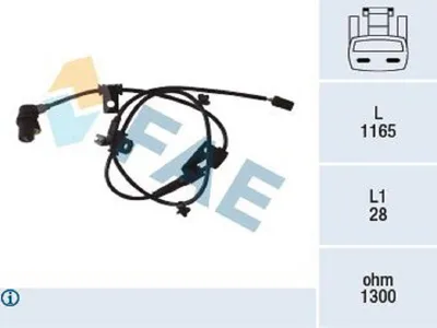 Produktbild von FAE ABS Sensor Raddrehzahl Vorne Rechts für KIA CERATO (LD) 78078
