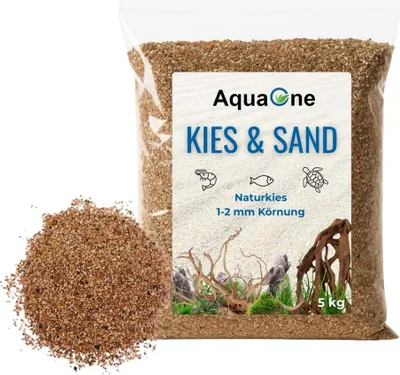 Produktbild von 5 Kg bernstein Quarzkies "" 1-2 mm Bodengrund Aquarium Kies