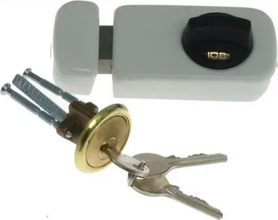 Obrázok produktu pre Zámok s bielou cylindrickou vložkou LOB TB61