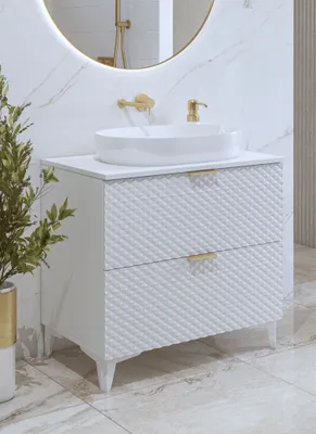 Image de Meuble sous-vasque EUREKA 80 cm - blanc