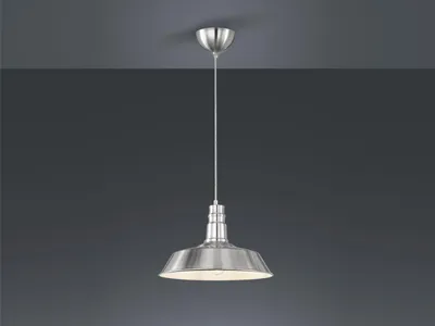 Produktbild von Reality Leuchten R30421007 Will, Pendelleuchte, Metall, E27, Nickel matt, 36 x 3