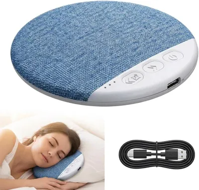 Productafbeelding van Kussenluidspreker - Slaap speaker - Ontspannen Luisteren - Bluetooth 5.4 - 3 x 5 x 1 cm - Wit