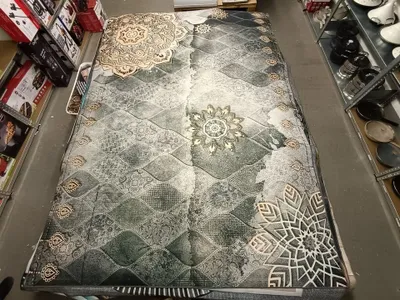 Produktbild von Orientalischer Teppich im Patchwork-Design Waschmaschinengeeignet, 260x180 cm