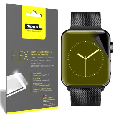 Produktbild von Dipos Flex, Displayschutz, Smartwatch, Transparent, Apple, Apple Watch Series 3 38mm, Klare Bildschirmschutzfolie