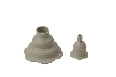 Image de Kochblume, entonnoir pliable, lot de 2, couleur taupe