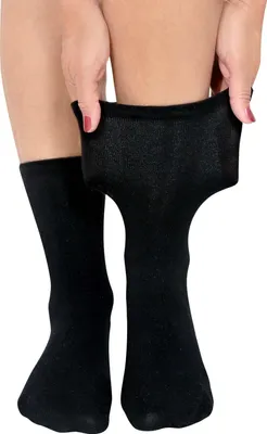 Produktbild von KB Diabetiker Socken extra weit dehnbar Damen Herren 6 Paar Größe 35-38