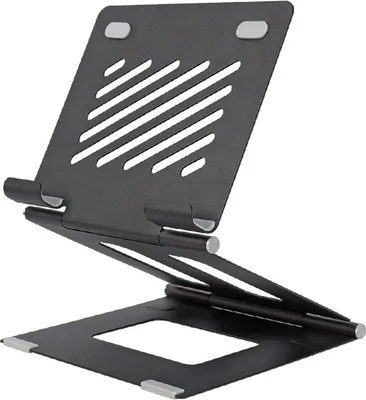 Produktbild von Laptop-Tablet-Universalständer, verstellbar und bequem zu tragen, Desktop-Ständer, Computer-Wärmeableitung, Schwarz
